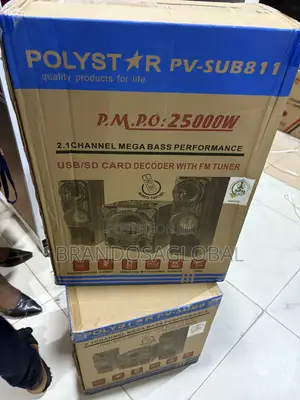 Polystar PV-SUB811 Home Entertainment Speaker System
