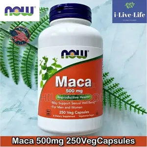 Now Foods Maca 500mg 250 Capsules