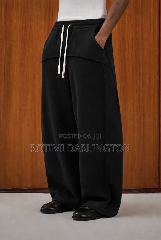 Plain Baggy Joggers - Brand New - 1