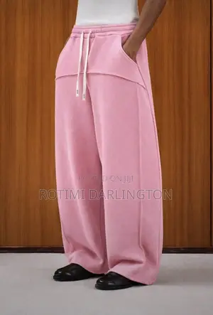 Plain Baggy Joggers - Sabon Sammako