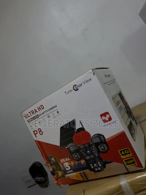 PTZ 360° Triple Lens Solar Security Camera - 1