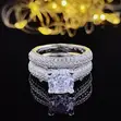 Forever Us Bridal Wedding Ring Set - 3