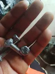 Silver Hexagonal-Head Bolts - 2