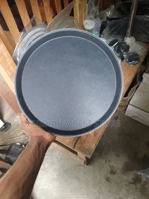 14" Non-Skid Serving Tray - Baƙar Fiberglass