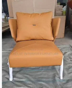 Brand New Yellow Leather Home Theater Chair