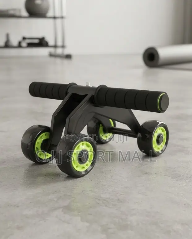 4 Wheel Workout Power Roller - Abdominal Core Exercise Wheel - 1
