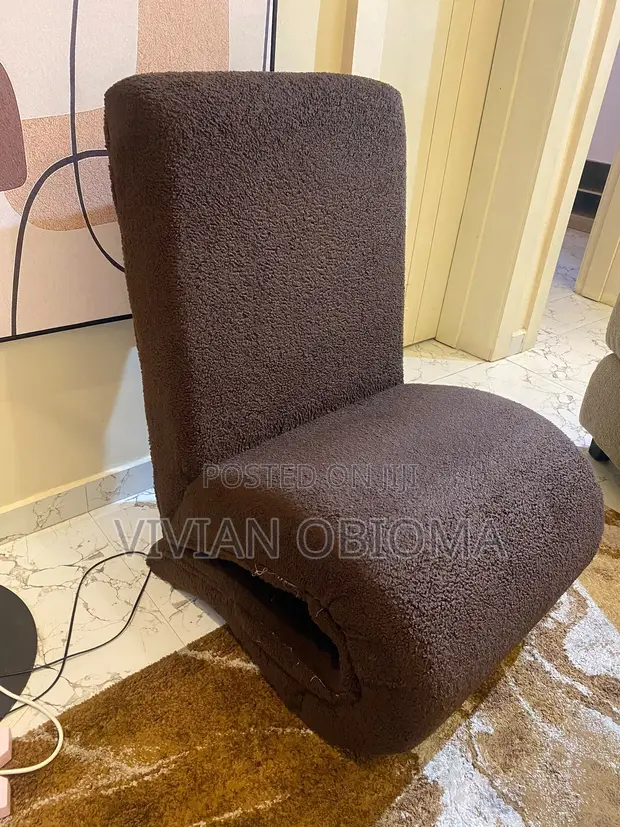 Single Brown Sofa Chair - 1