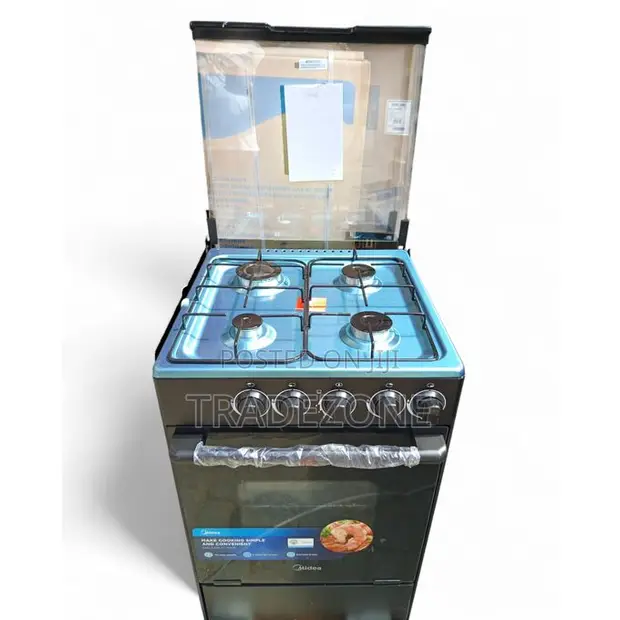 Midea 4 Burner Standing Gas Cooker - 1