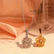 Royal Crown Pendant Necklace - Gold/Silver Plated Stainless Steel - 3