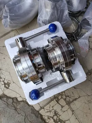 38mm Bakin Karfe TC End Butterfly Valve