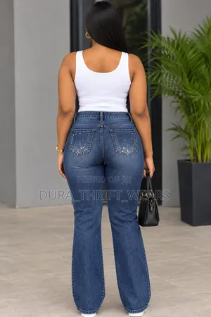 Ladies Denim Jeans - Blue, Size 34-36