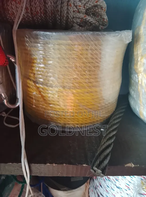 Yellow Polypropylene Strapping Rope - 1
