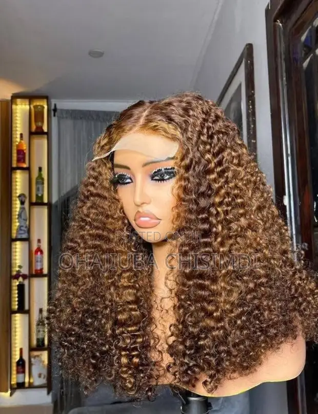 Beyond Beauty Human Hair Wig - Golden Brown - 1