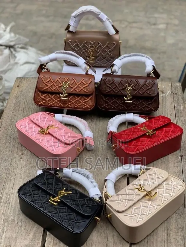 Elegant YSL Logo Ladies Handbag - 1