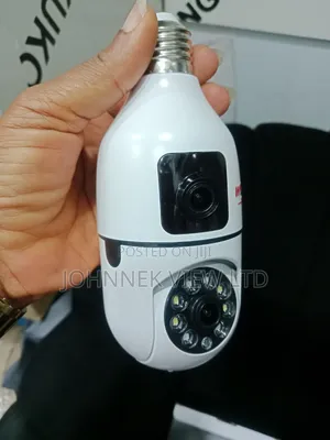 V380 Pro 2-Lens Bulb CCTV Camera