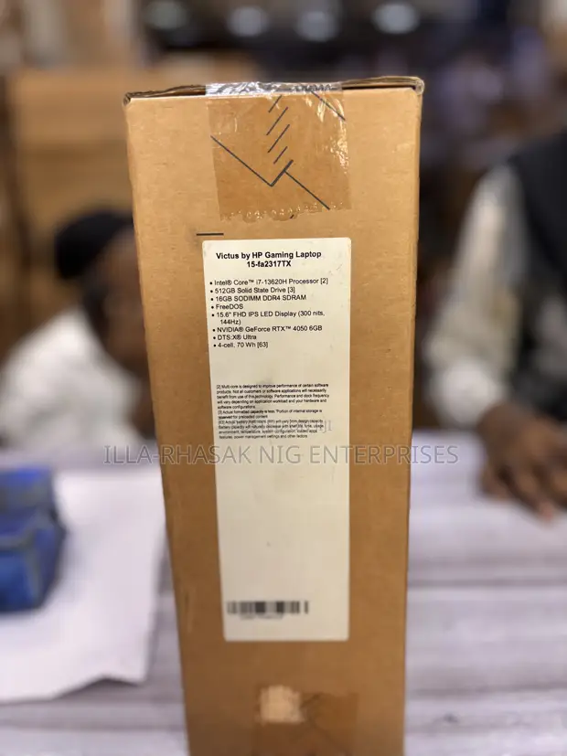 HP Victus 15 Laptop Mai Wasa - Intel Core i7, 16GB RAM, 512GB SSD, RTX 4050 - 1