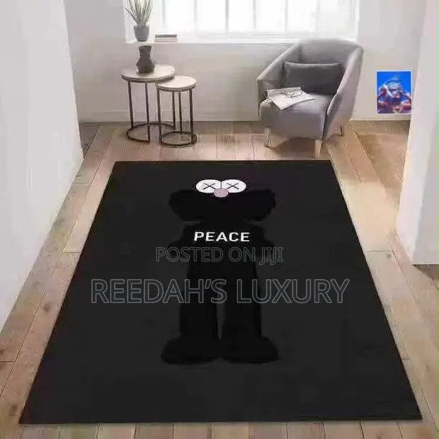 Kaws-Inspired Pop Art Center Rug (5x7ft) - 1