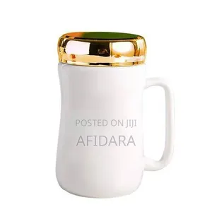 Ceramic Tea Mug with Lid