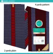 Hollantex Ankara Fabric Mix - Blue & Black - 1
