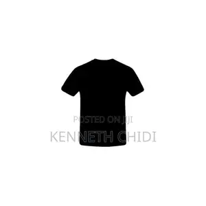 100% Cotton Plain Black Unisex T-Shirt/Polo
