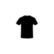 100% Cotton Plain Black Unisex T-Shirt/Polo - 1