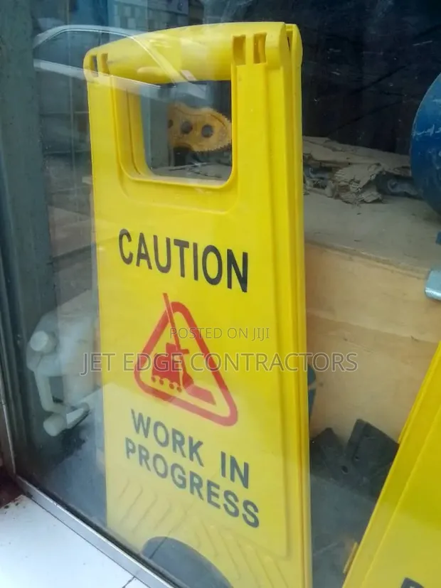 Caution Wet Floor Safety Sign - 1