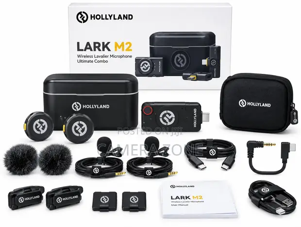 Hollyland Lark M2 Wayar Ba Mic - 1