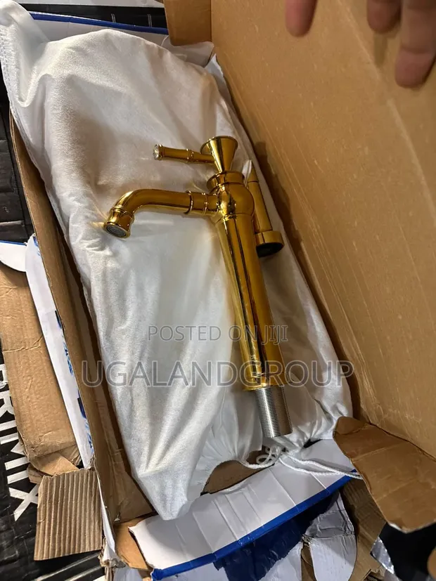 Vintage Gold Tall Basin Tap - Ideal Brand - 1