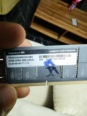 32GB DDR5 4800MHz RAM