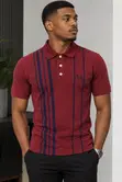 Men's Polo Shirt - Red, Size L - 1