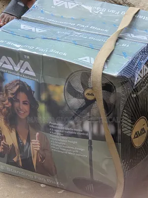 Ava 18" Standing Fan Mai Inganci (Baki)