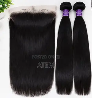 Human Hair Full Frontal & Bundles - 30 Inch Straight