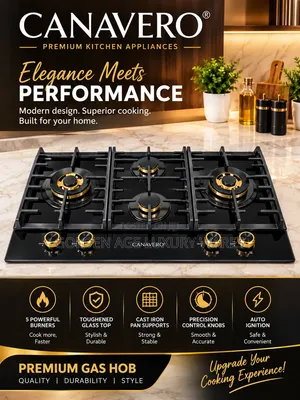 Canavaro Brass 4 Burner Gas Hub na Italiya