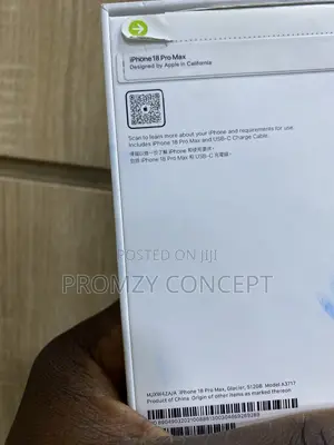 Sabon Apple iPhone 18 Pro Max 512GB Blue