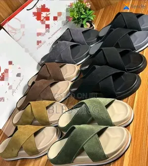 Handmade Unisex Leather Slippers - NigerLeather