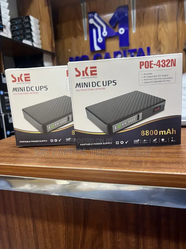 SKE POE-432N Mini DC UPS 8800mAh - 1
