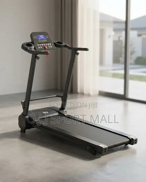 2.5HP Motorised Treadmill - Foldable, Bluetooth, USB, 130kg Capacity - 1