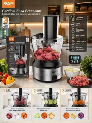 RAF 3-in-1 Cordless Food Processor (R.2862)