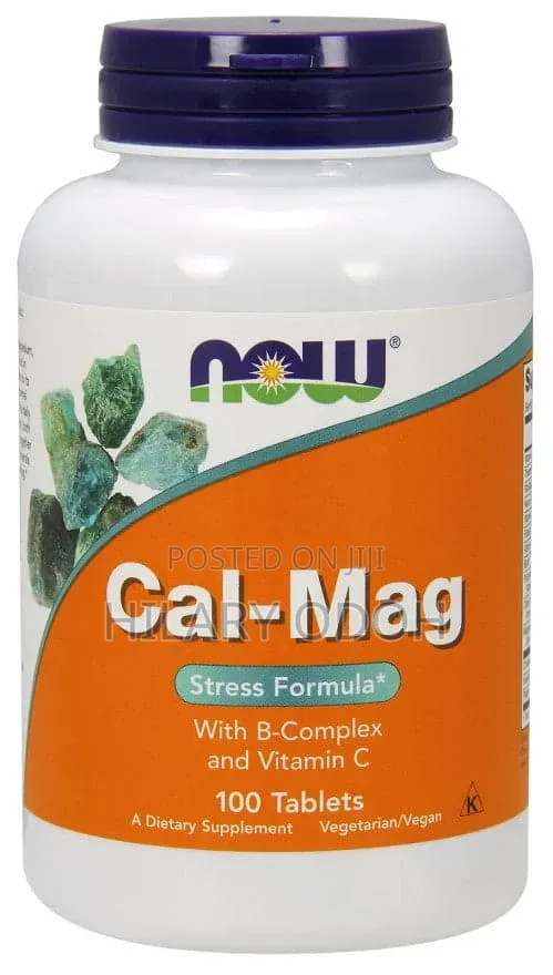 NOW Cal-Mag Stress Formula (100 Tablets) - 1