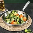 Stainless Steel Uncoated Nonstick Frypan 26cm - 1