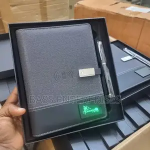 Rechargeable Executive Diary Notebook with LED Light & Pen