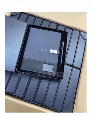 Rechargeable Executive Diary Notebook with LED Light & Pen
