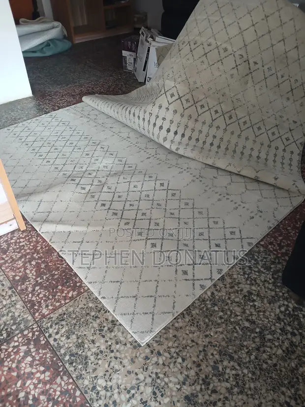 Brand New Large Square Modern Rug - 1