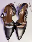 Zara Heel Cover Sandals - Bronze - 2