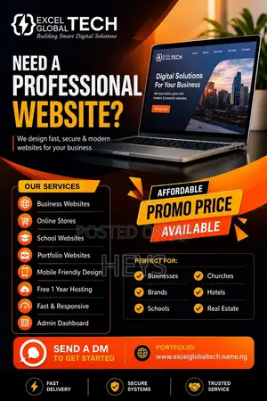 Professional Business Website Design - Mobile Friendly