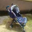 Baby Luxe Stroller/Pram Mai Hannun Kafa (Navy Blue) - 4