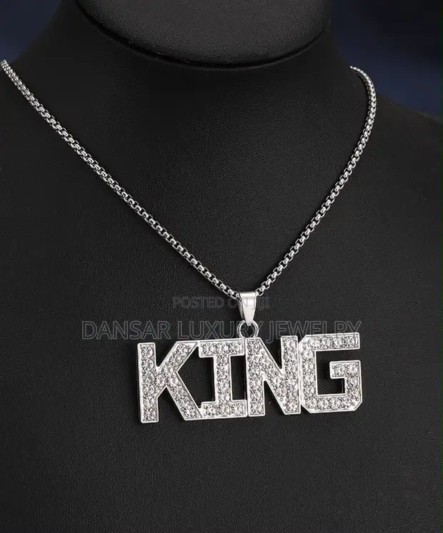 KING Rhinestone Statement Necklace - 1