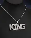 KING Rhinestone Statement Necklace - 1