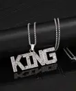 KING Rhinestone Statement Necklace - 2