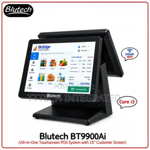 Blutech BT9900Ai Dual-Screen Touchscreen POS System